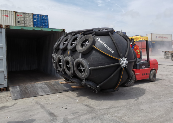 Fendercare die Opblaasbare Pneumatische Schipstootkussens Marine Rubber Fender drijven